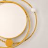 Сучасна стельова LED-люстра 100 Вт золотом корпусі до 23м² (A31-500 GD)