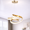 Підвісна Led люстра на площу до 25 м² колір золото потужність 149 Wt Golden Orbit Harmony