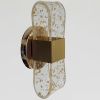 Настінний LED-світильник 20W золотого кольору з ефектом фольги Gilded Aura (901gd)