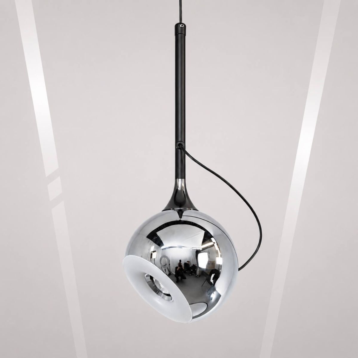 Сучасний LED-підвіс Хром Магнітний, 7 Вт 7 Вт (QY-H1208CH)