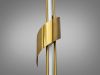 Дизайнерське настінне LED бра 10W бронзове перо 78 см (Bronze Stick Linear 2309AF76)