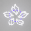 Стельова світлодіодна LED люстра до 18м² з пультом 80W колір Білий Aura Armonia (25100/5WH LED 3color dimmer)