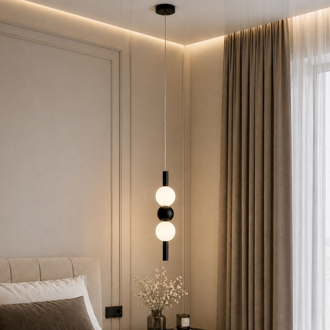 Світлодіодний підвісний Led світильник, колір Чорний, 6.5W Pearl Noir (786PHD09A-1 BK)