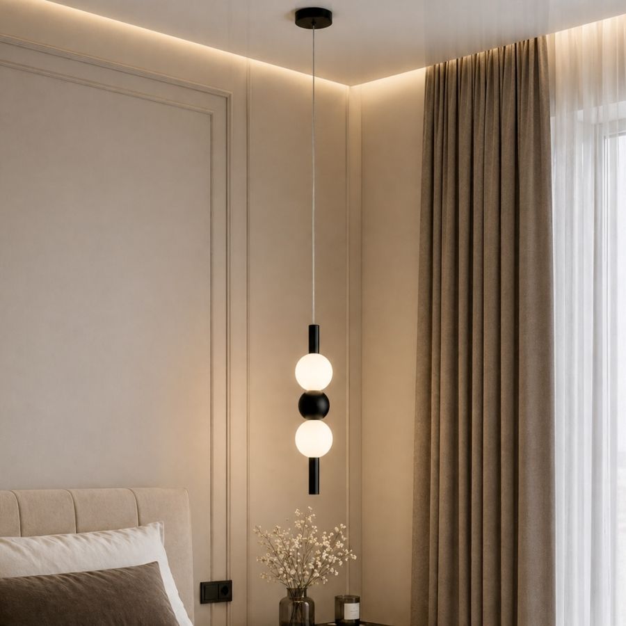 Світлодіодний підвісний Led світильник, колір Чорний, 6.5W Pearl Noir (786PHD09A-1 BK)