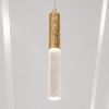 Вишуканий кришталевий LED підвіс "Crystal Drop Gold", 4W (J2583-1G)