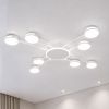 Люстра Led  до 20 м² білого кольору 94 см 134 Wt Stellar Beam