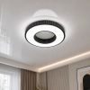 Світлодіодна Led люстра до 25м² у чорному  корпусі 120 Wt Corruga  (9017-500 BK)