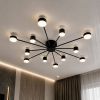 Люстра стельова світлодіодна з пультом Led до 25-30 м² SY-7800/12 BK