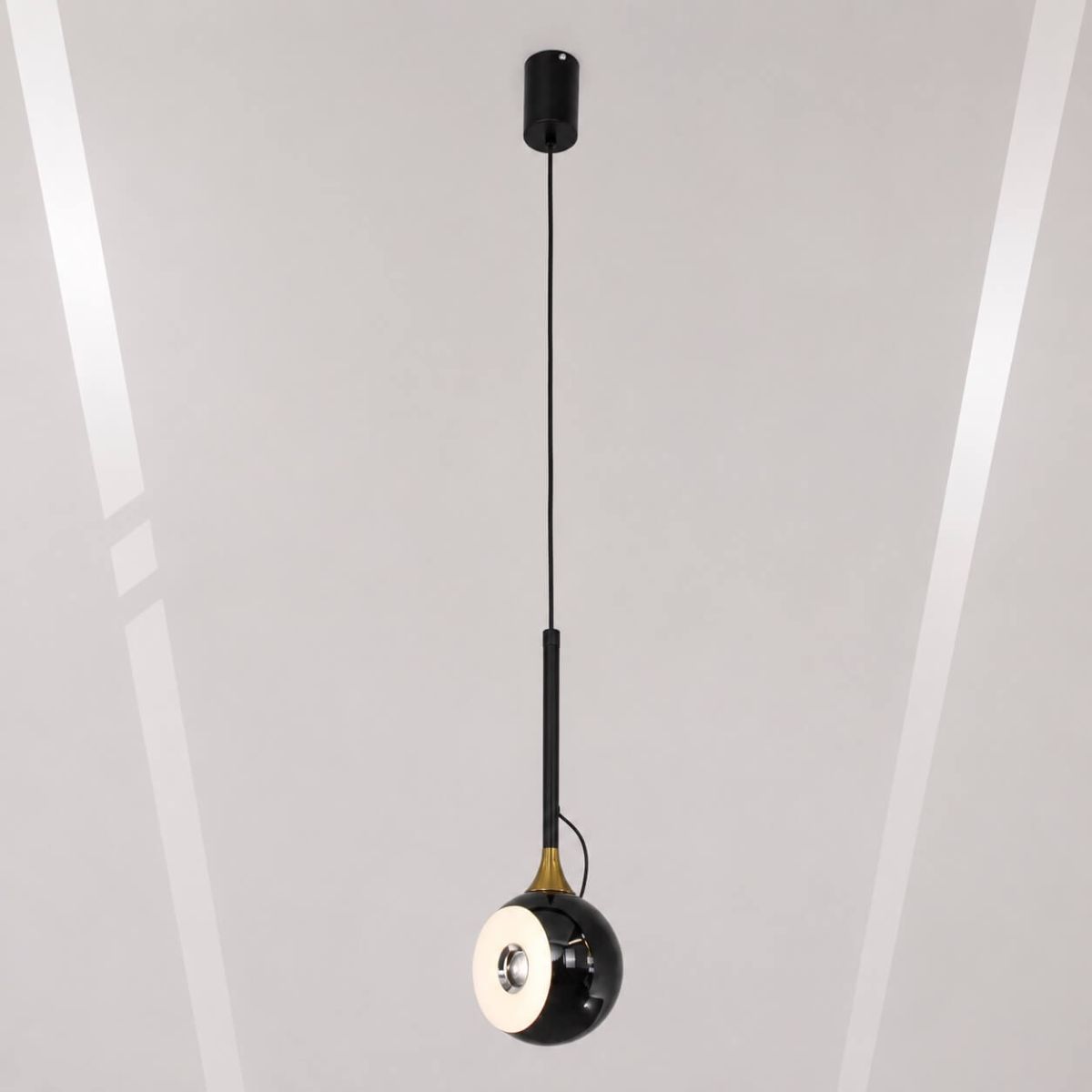Сучасний LED-підвіс Чорний хром7 Вт 7 Вт (QY-H1208PB)