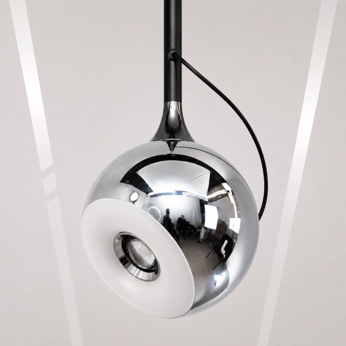 Сучасний LED-підвіс Хром Магнітний, 7 Вт 7 Вт (QY-H1208CH)