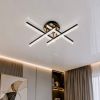 Сучасна Led люстра до 10 м² з ефектом кришталевого сяйва (SX1012/4BK)