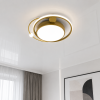 Сучасна стельова LED-люстра 100 Вт золотом корпусі до 23м² (A31-500 GD)