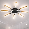 Сучасна Led люстра до 23м² з золотими єлементами 130 Wt Golden Ray Stellar 