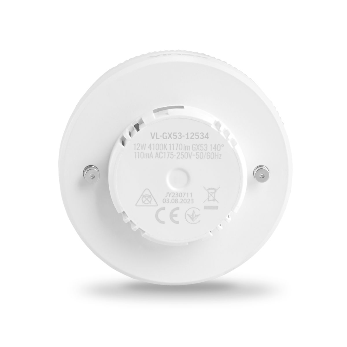 LED лампа VIDEX GX53 12W 4100K (біле світло)