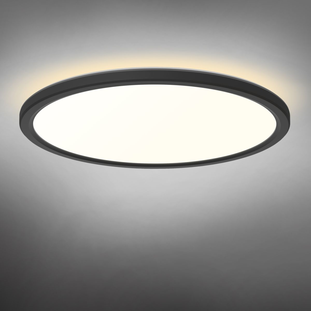 Світлодіодний Led світильник 22 Wt круглий 30 см чорного кольору (Eclipse Ring DL5R 22W Black)
