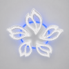 Стельова світлодіодна LED люстра до 18м² з пультом 80W колір Білий Aura Armonia (25100/5WH LED 3color dimmer)
