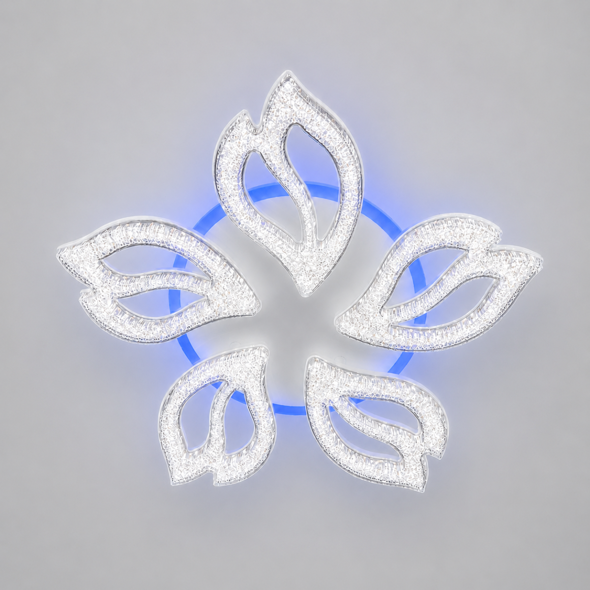 Стельова світлодіодна LED люстра до 18м² з пультом 80W колір Білий Aura Armonia (25100/5WH LED 3color dimmer)