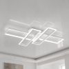 Світлодіодна Led люстра 220Wt до 30м² прямокутна форма біла (1186/2+2 Wt)