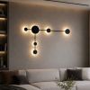 Сучасне LED-бра чорного кольору 9W (8936-5 Bk)