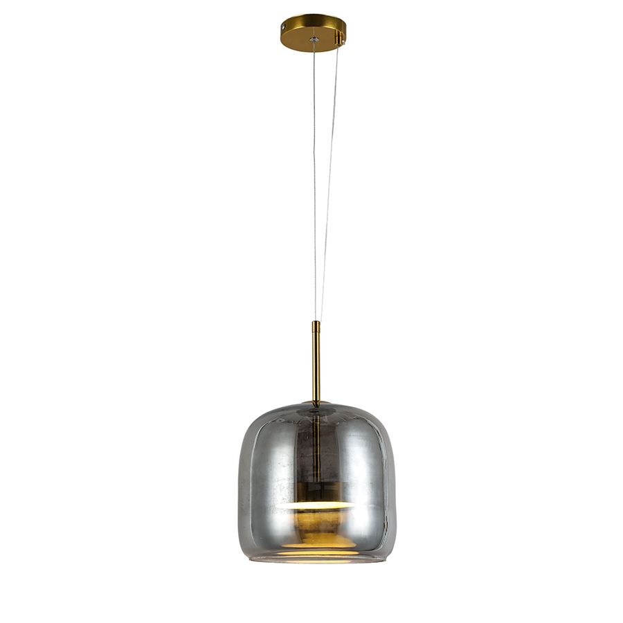 Підвісний світильник 909XL157-1 led (220) AB+GY