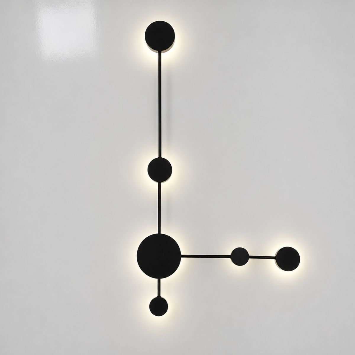 Сучасне LED-бра чорного кольору 9W (8936-5 Bk)