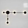 Сучасне LED-бра чорного кольору 9W (8936-5 Bk)