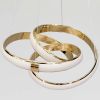 Підвісна Led люстра на площу до 25 м² колір золото потужність 149 Wt Golden Orbit Harmony