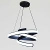 Підвісна Led люстра чорного кольору до 20м² Infinity (B3BK)