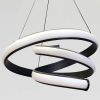 Підвісна Led люстра чорного кольору до 20м² Infinity (B3BK)