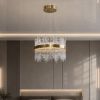 Кришталева LED люстра в стилі Бароко до 18м² бронзовий корпус 90W Alba Lux Royal