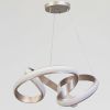 Підвісна LED люстра до 20м² діаметр 50 см. 151W Rose Gold Satin (B5CF)