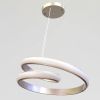 Підвісна LED‑люстра122W  рожеве золото MODERN TWIST B6CF