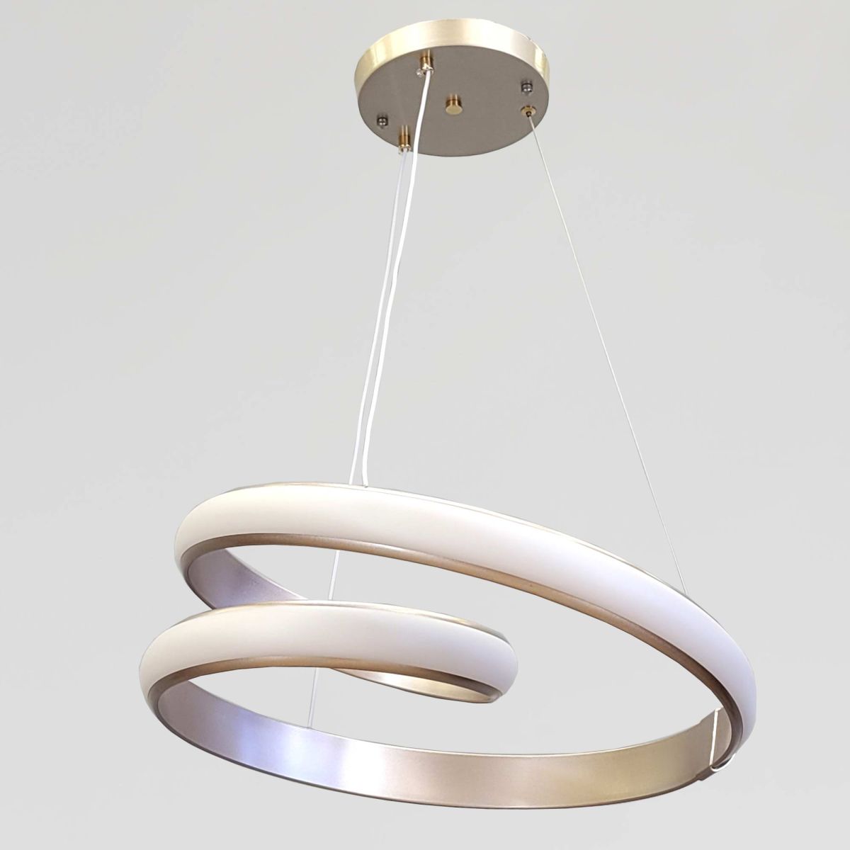 Підвісна LED‑люстра122W  рожеве золото MODERN TWIST B6CF