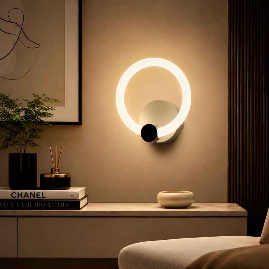 Настінний Led світильник-бра еруглої форми Ardero AL6130ARD FELICITY 16W (Білий)