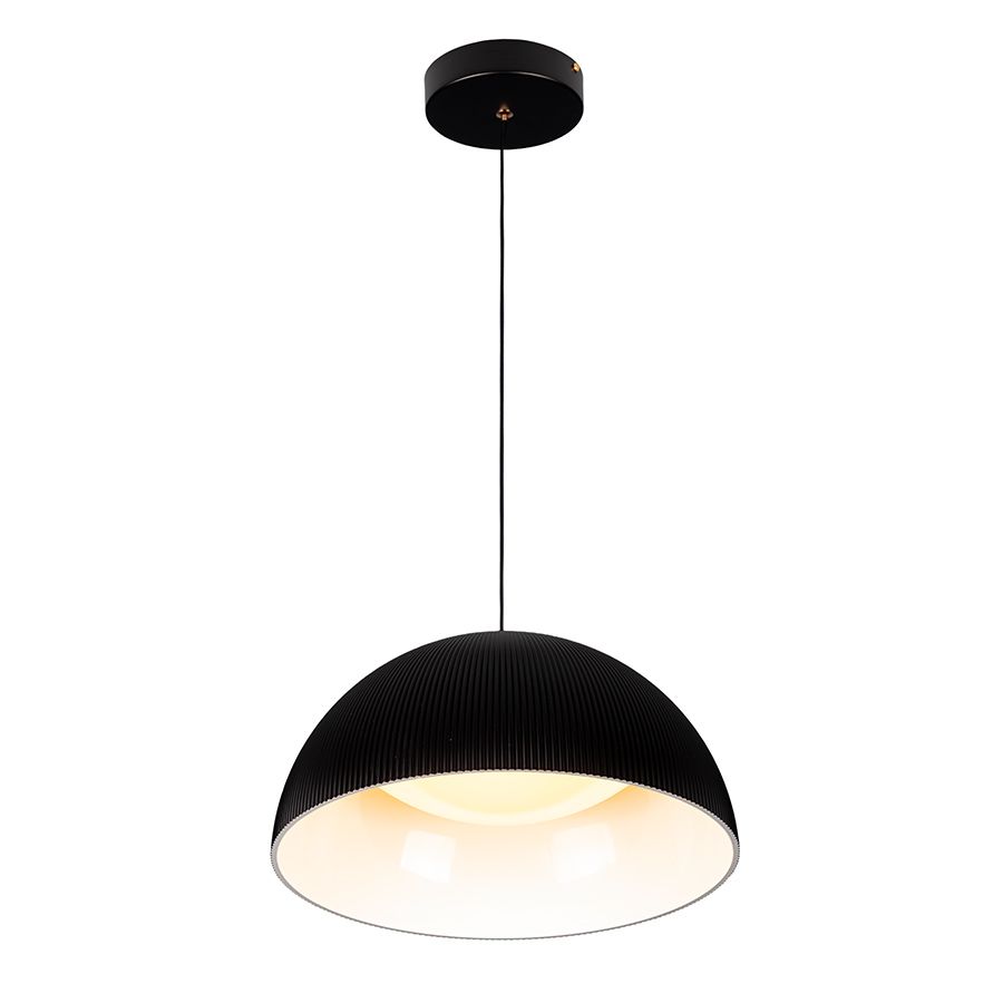 Світлодіодна LED люстра-підвіс 24W 781PL3956 (300) BK+WH