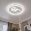 Біла кругла LED люстра 70W з перемиканням режимів до 18м² (7875154A WH)