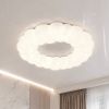 Біла кругла LED люстра 72W для кімнати до 18 м² ASTER