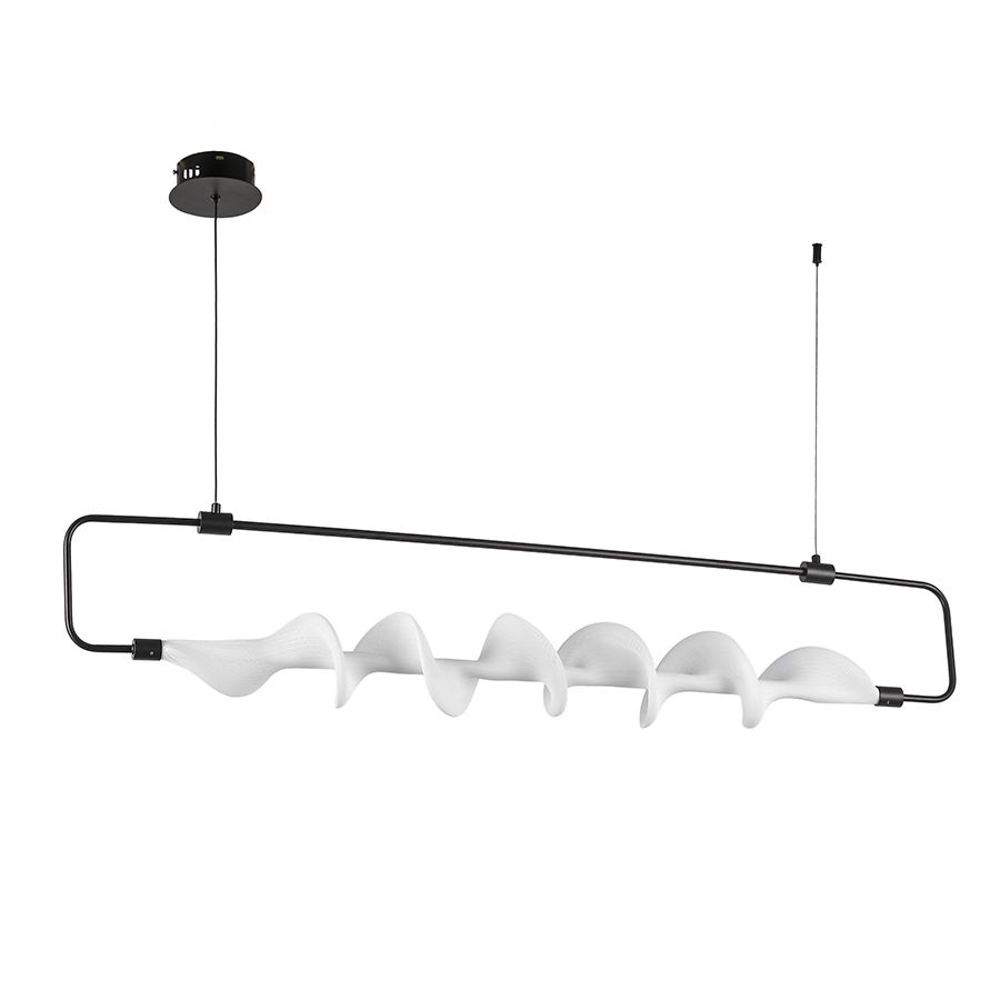 Довга підвісна LED-люстра 120 см (7813173 BK)