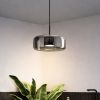 Світлодіодний підвісний Led світильник 9W "Art Glass Cylinder" (909XL158-1 BK+GY)