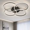 Світлодіодна Led люстра до 16м² чотири кільця 60 Вт Diasha (WG5098/2WH)