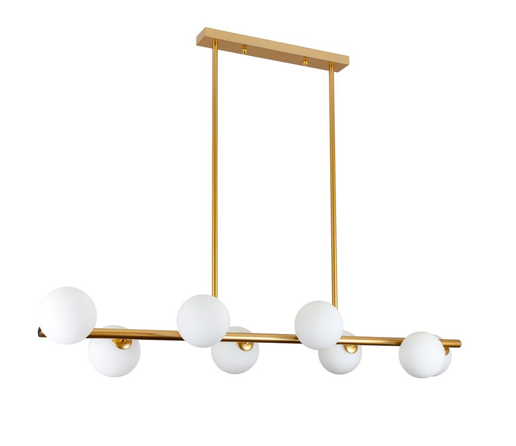 Люстра 761J2023-8 BRONZE+WH