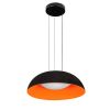 Світлодіодна LED люстра-підвіс 24W 781PL3953 (410) BK+ORANGE (Фетр + Пластик)