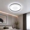 Світлодіодна LED люстра 60W для вітальні та спальні 49 см (7871088 BK)