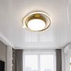 Сучасна стельова LED-люстра 100 Вт золотом корпусі до 23м² (A31-500 GD)
