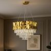 Кришталева люстра у золотому кольорі (Golden Palace 6851/450)