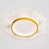 Світлодіодна Led люстра біла зі золотом з акриловим розсіювачем Floral Petal Smart (7871040)