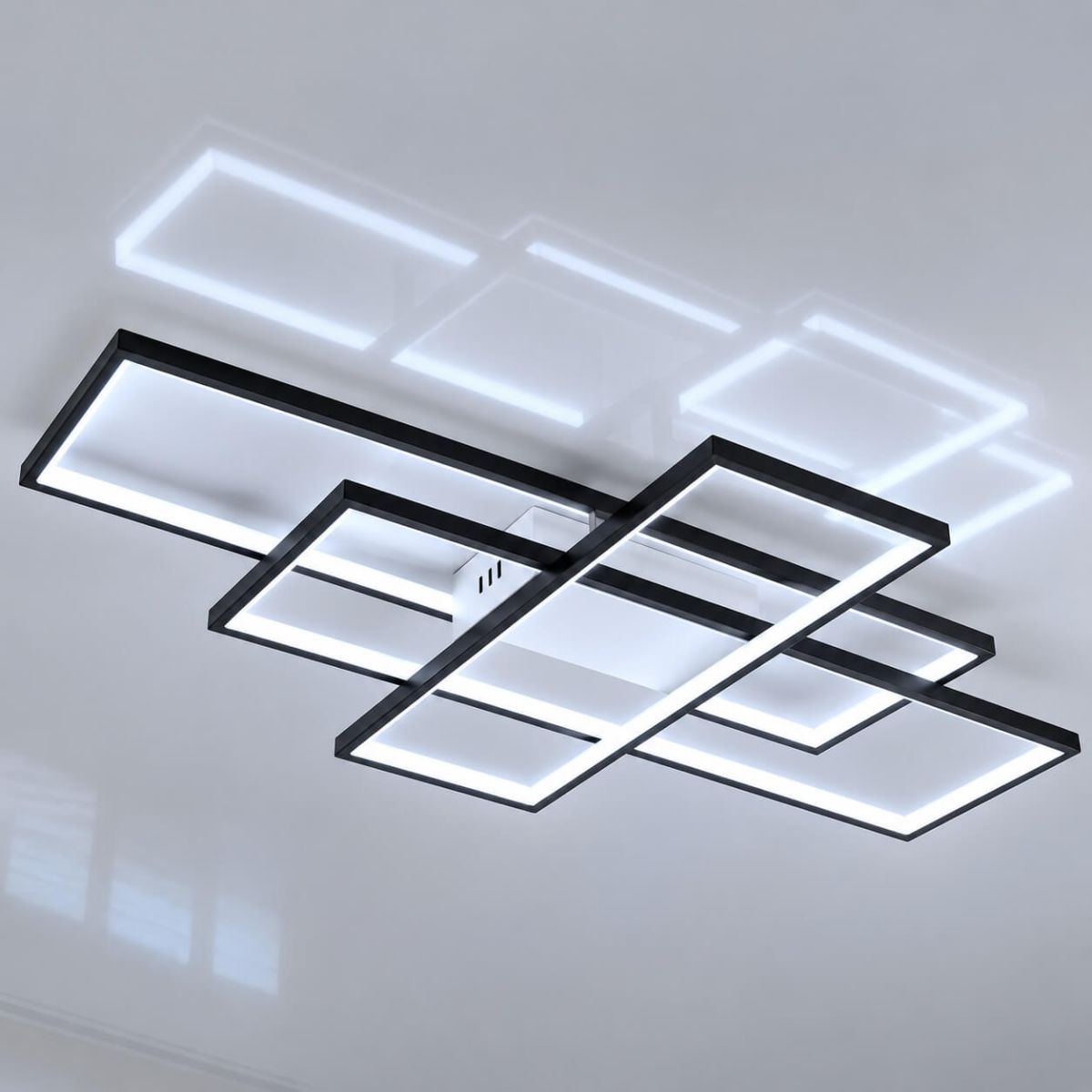 Світлодіодна LED люстра до 25м² сучасний дизайн 110W з пульт SVEN 3S