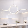 Дизайнерська подовженв LED люстра білого кольору "Linear Luxe Contour" (8203SL)