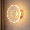 Сучасне настінне Led бра 7Wt золоте сонце (Crystal Disc Gold 803W6103-1led FGD)