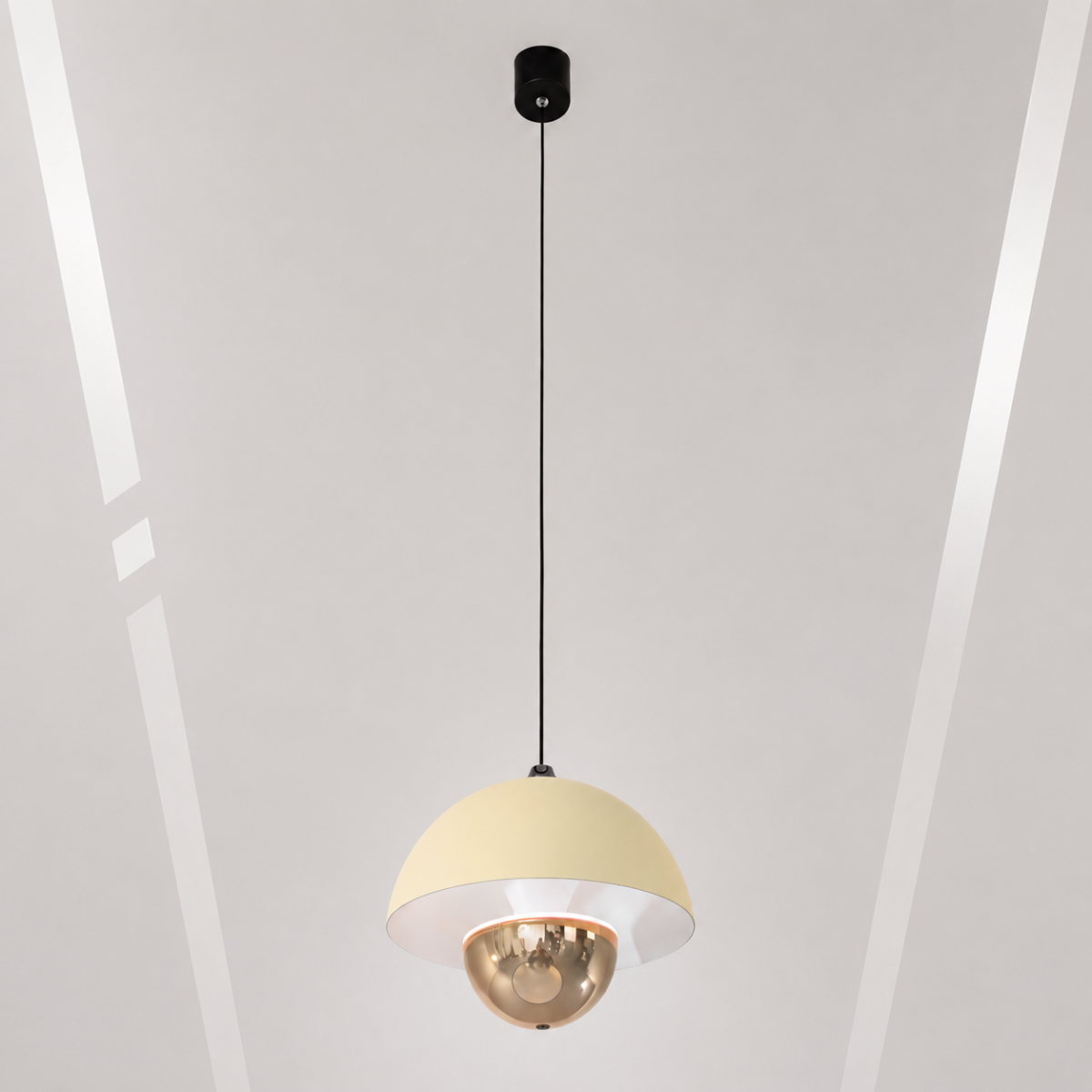 Сучасний LED-підвіс Пісочне золото 5 Вт (QY-H1206 SOW+SG)